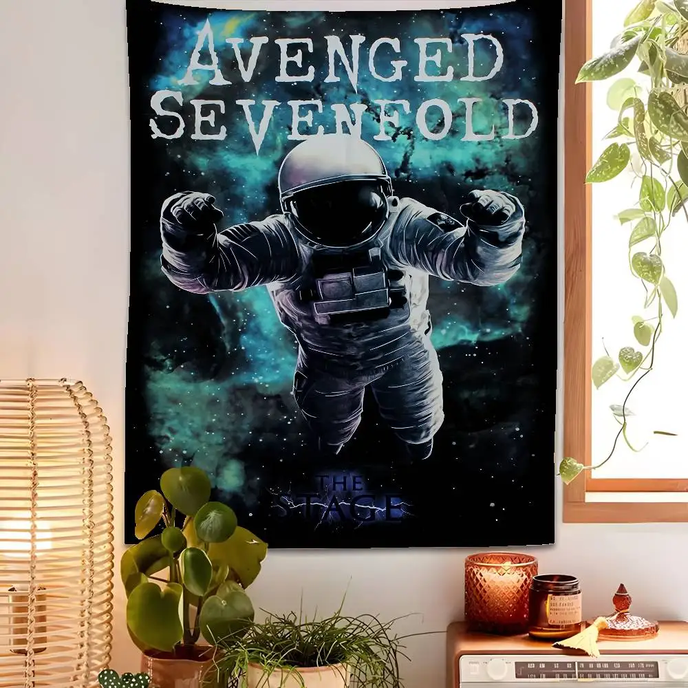 

Metal Bands A-Avenged SevenfoldS Tapestry Wall Hanging Tapestry, Room Decor For Bedroom Living Room Dorm, Home Decoration Gift