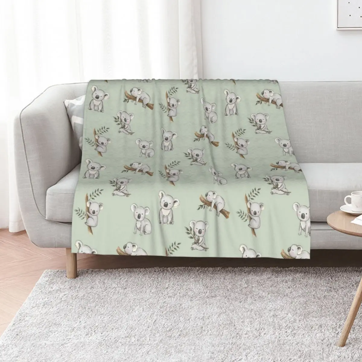 Aussie Animals: Cute Koala Pack Throw Blanket Sofa Quilt christmas gifts Stuffeds Extra Large Throw Retros for winter Blankets