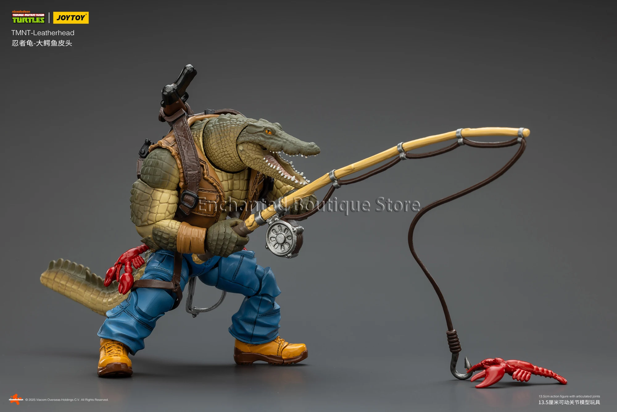 

JOYTOY Teenage mutant Ninja Turtles TMNT-Leatherhead Metalhead Anime Figure Model Collection Toy Gift