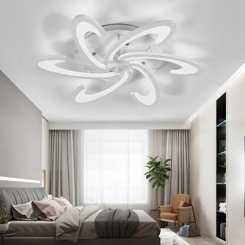 KOMORE Special Design Energy-efficient LED Ceiling Light, Cool White / Stepless Dimming for Office, Living Room, Bedroom