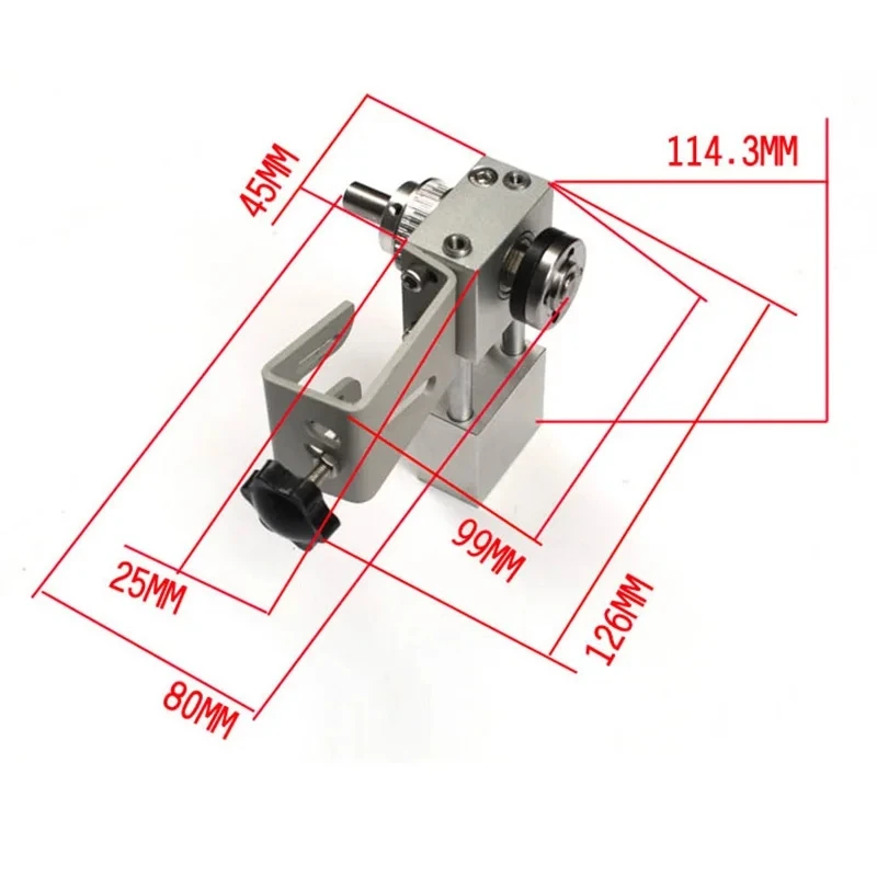 Mini Table Saw Lifting Spindle DIY Woodworking Cutting Polishing Unpowered Spindle Assembly Small Table Saw Accessories Set