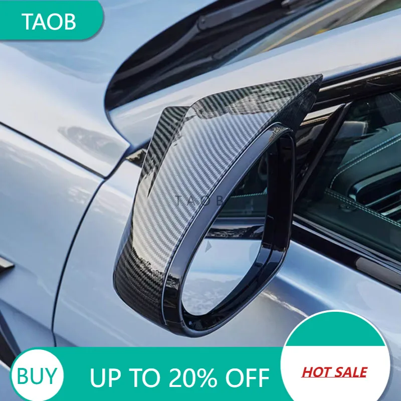 New High Quality For Byd Seal Ev/Dmi 2022-2023 Rearview Side Mirror Cover Airfoil Cap Exterior Door Rear View Case Trim Carbon F