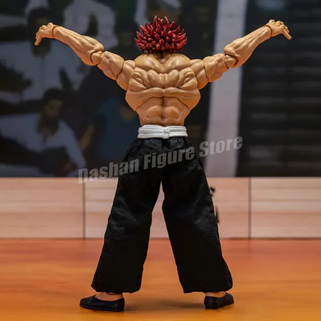 ST Baki Hanma Son Of Ogre Action Figure Hanma Yuujiro Figurine Ko Fighting PVC Collection Anime Yujiro Figures Model Toys Gifts 5