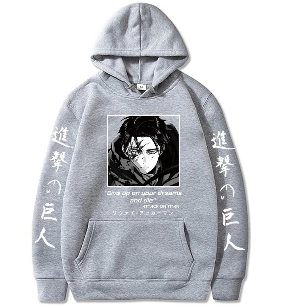 Attack on Titan Japanese Animation Men's Hoodie Autumn Sweatshirt Men Womnen Fashion Brand Design Pullover Men's Fleece Hoodies