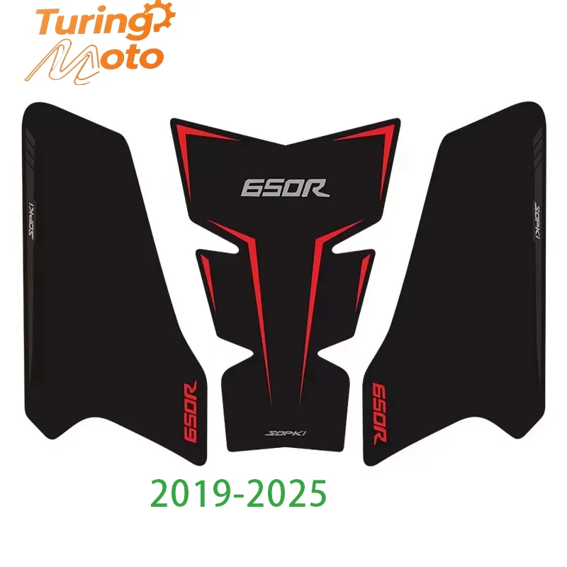 

Motorcycle Anti-Slip Side Fuel Oil Tank Pad Protector Decals Sticker Pads For Honda CB 650R CBR650R 2019-2025
