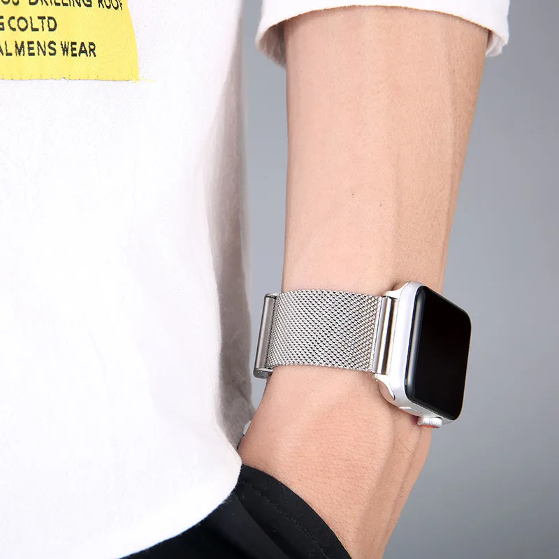 Luxuriöses Edelstahlarmband für Apple Watch Band 44 mm 40 mm 42 mm 38 mm Metall-Ersatzarmband für iWatch 8 7 6 5 SE 4 3 – Detail 17