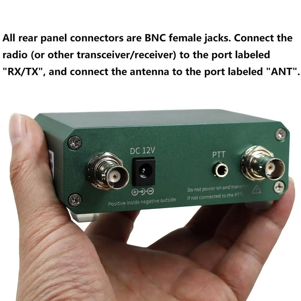 Shortwave Tuned Receiver for RX Applications 3MHz to 30MHz Range Adjustable Gain 0-30dB FINE TUNE and TUNE Knob Controls