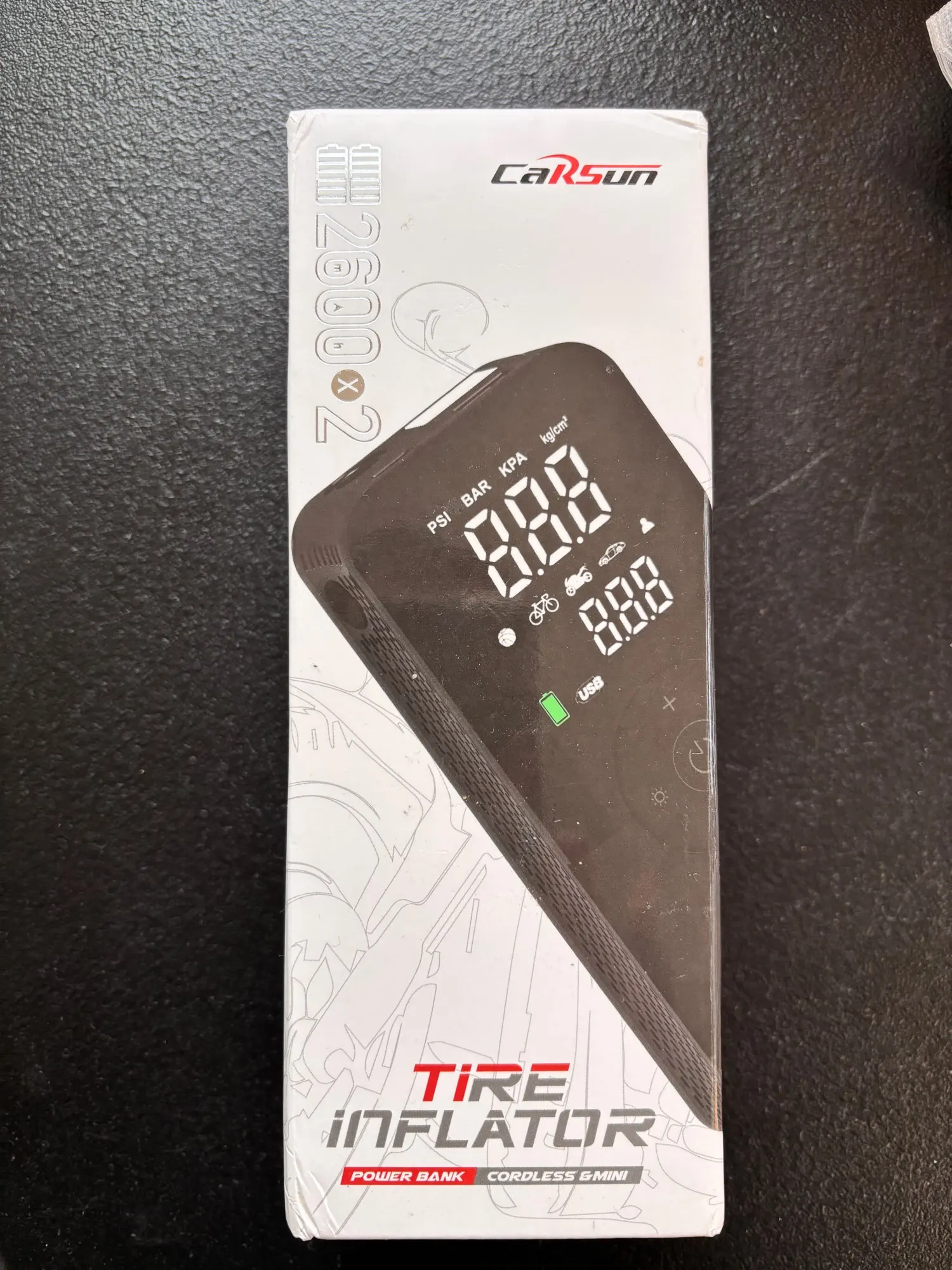VanVolt AirGo™ Cordless Digital Tyre Inflator - Portable 150 PSI Air Pump photo review