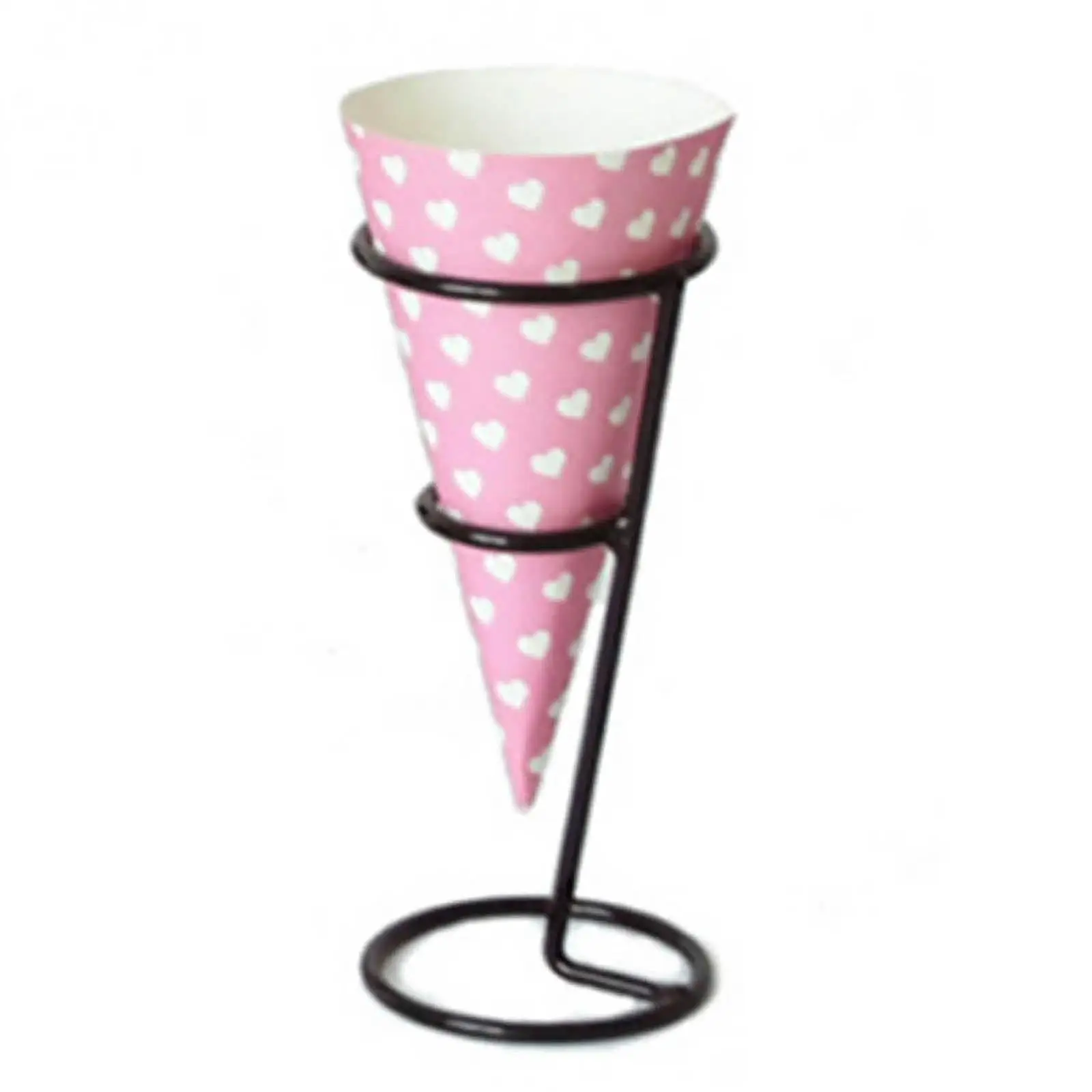 Mini Ice Cream Holder Stand Cone Holder Holder Display Stand Holder Cupcake Cone Stands for Kids Party Birthday Home