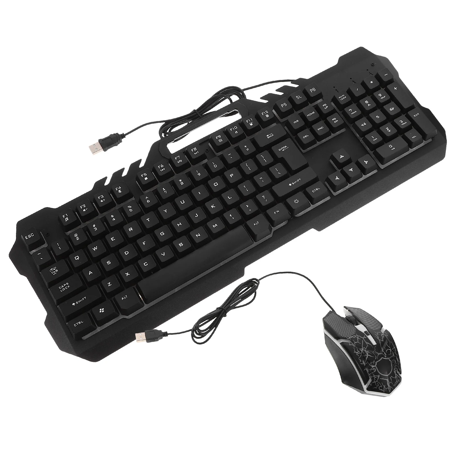 

Wired Backlit Gaming Keys Comfy Comfortable Keyboard Usb Keyboard Mouse USB Comfortable RGB Colorful