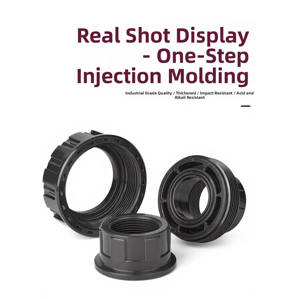 1-1 2 Inch 1.5 Inch PVC Coupling Easy Installation Plumbing Connector Industrial Pipe Fitting High-grade PVC Material