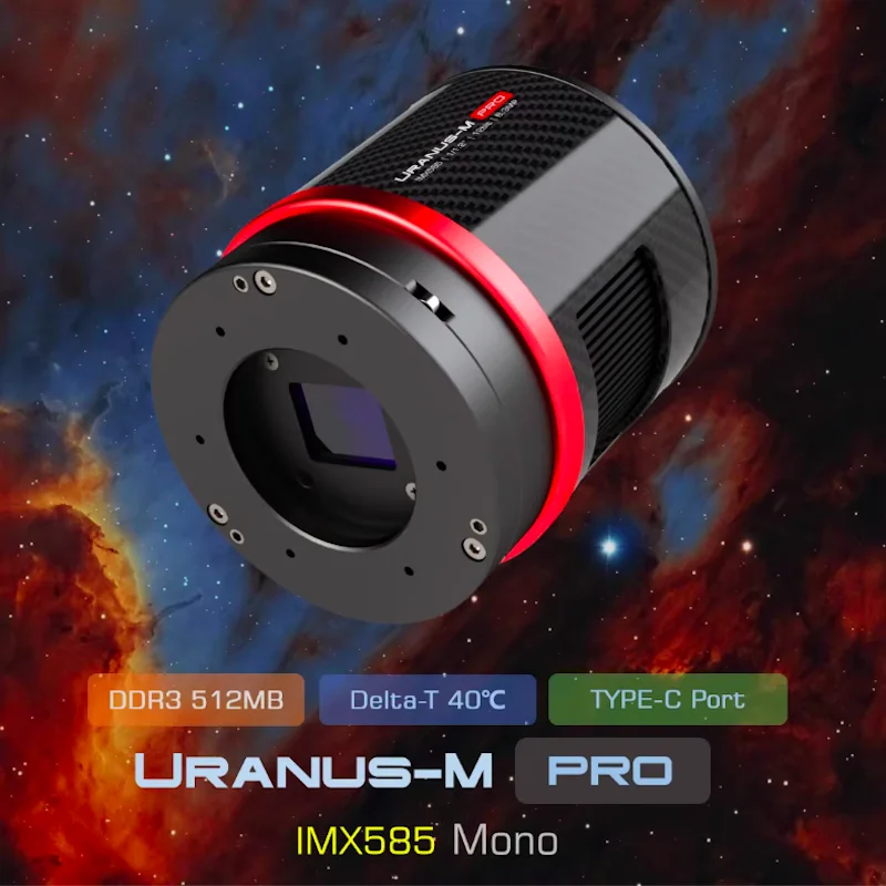 Player One Uranus-M Pro (IMX585) USB3.0 Mono Cooled Camera Astronomy Photography