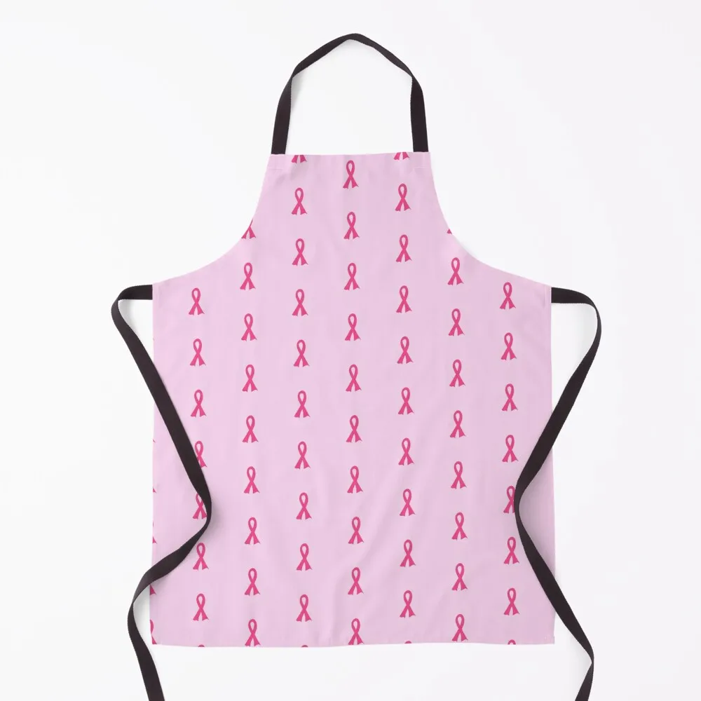 Pink Breast Cancer Ribbon Apron Kitchen Accessories 2022 household woman Apron