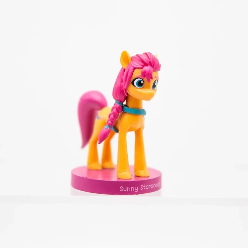 Hasbro My Little Pony Sunny Pipp Petals Izzy Hitch Kawaii Action Figures Model Toy Desktop Collection Ornament Children Gifts