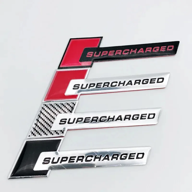 

3D Aluminum Letters Supercharged Side Fender Rear Trunk Emblem Badge Stickers Decal For Audi A3 A4 A5 A6 A7 A8 Q3 Q5 Q7