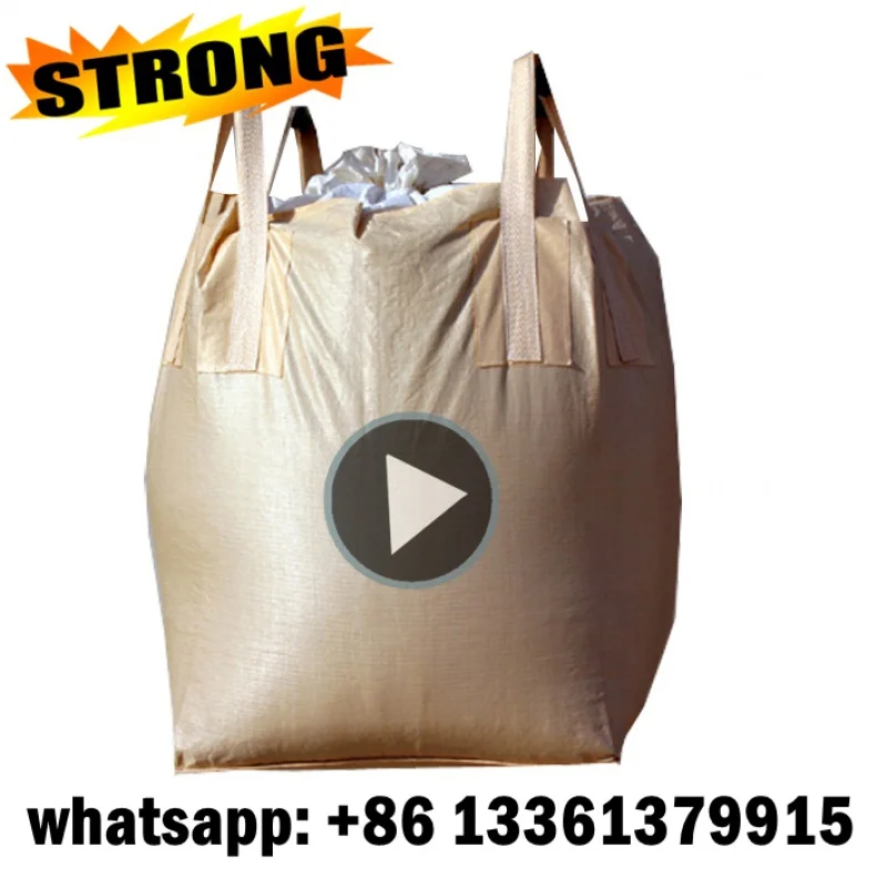 Customized product、Factory Direct Sale 1000kg 2200LBS heavy duty Big Bag Jumbo FIBC Ton Bags