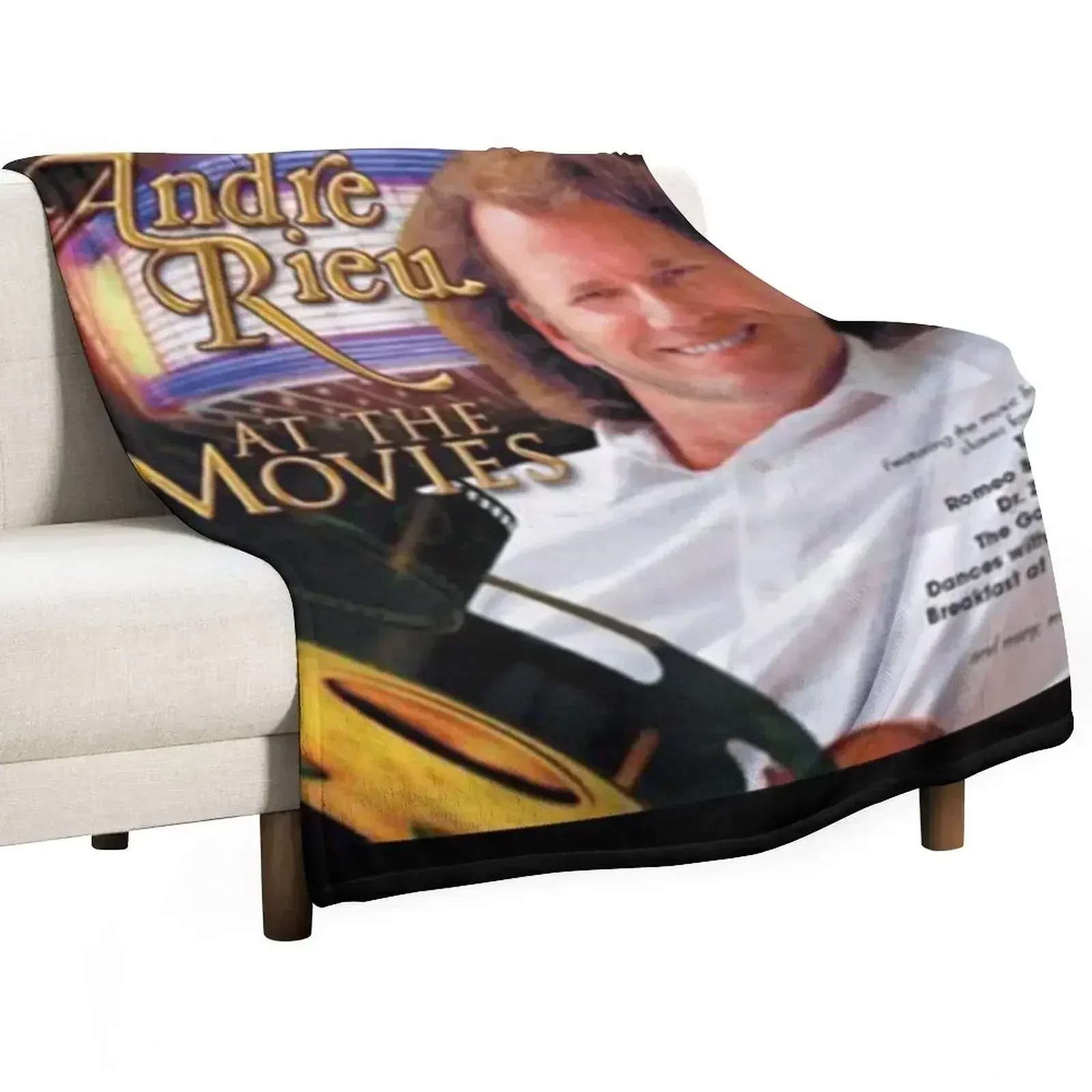 Andre Rieu Andre RieuAt The Movies Throw Blanket Decorative Sofas Decorative Throw Plush Single Blankets