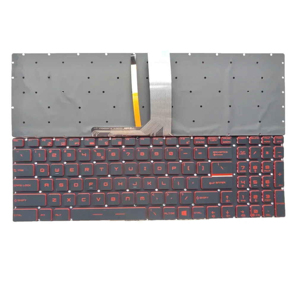 

US AR Arabic Backlit Keyboard for MSI MS-16JD MS-16JE MS-16JF MS-16P6 MS-16U1 MS-16U4 MS-1799 English V143422AK V143422KK1 New