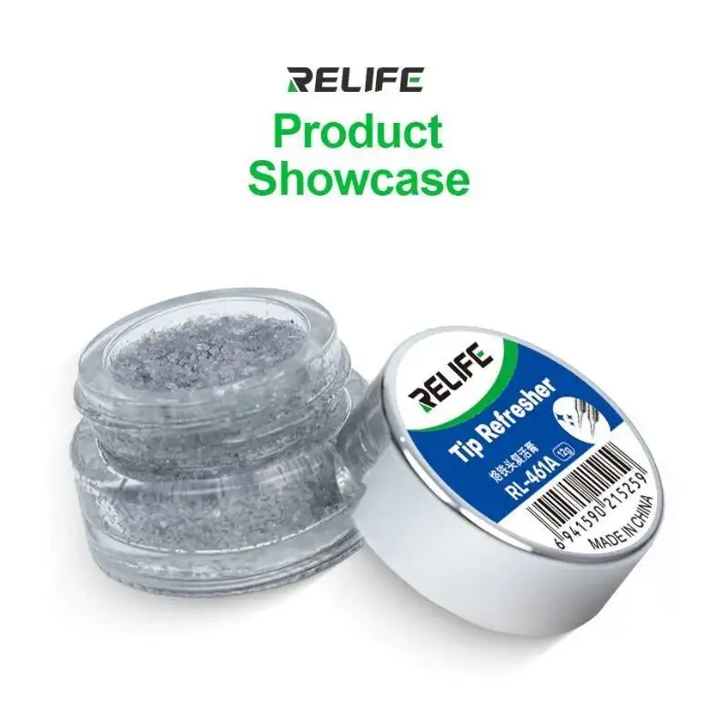 

RELIFE RL-461A Обратная паста паяльного жала удаляет оксиды на контактной поверхности Ремонт паяльного жала для регенерации