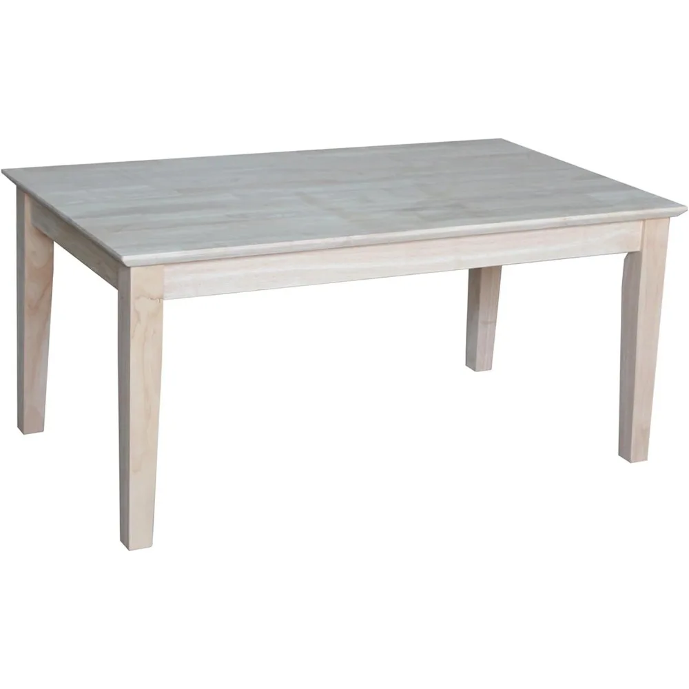 

International Concepts Tall Shaker Coffee Table, Unfinished