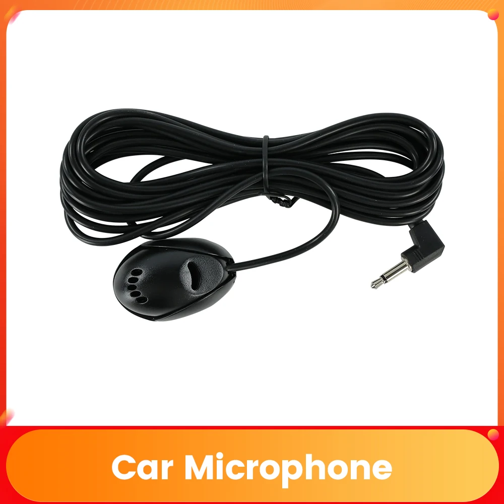 3M Car Radio Android Audio Microphone For Auto Vehicle Head Unit Enabled Stereo Radio DVD 3.5mm External Mic Car Accessories