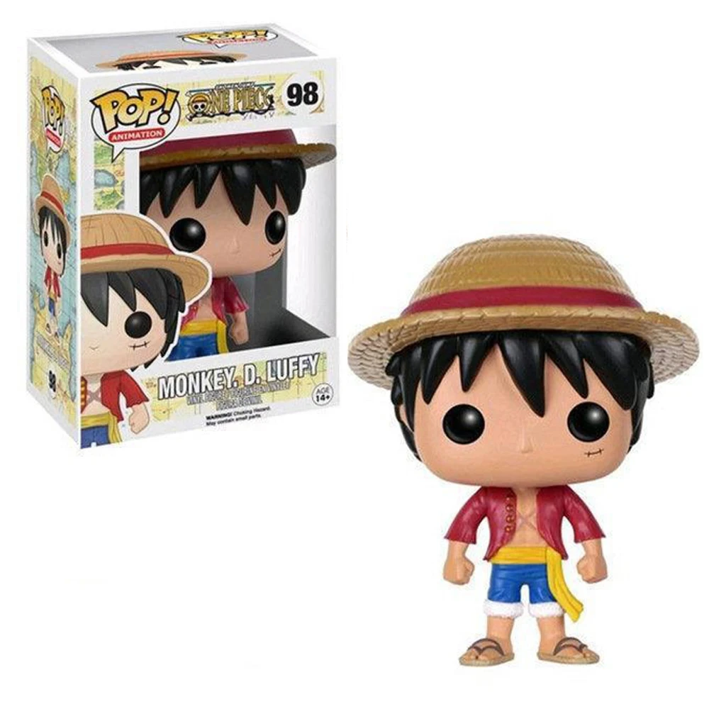 POP One Pieces Anime Figure Luffy Chopper Ace Luo Luffy Zoro Action Figure Collection Model Toys Brinquedos Christmas Gifts