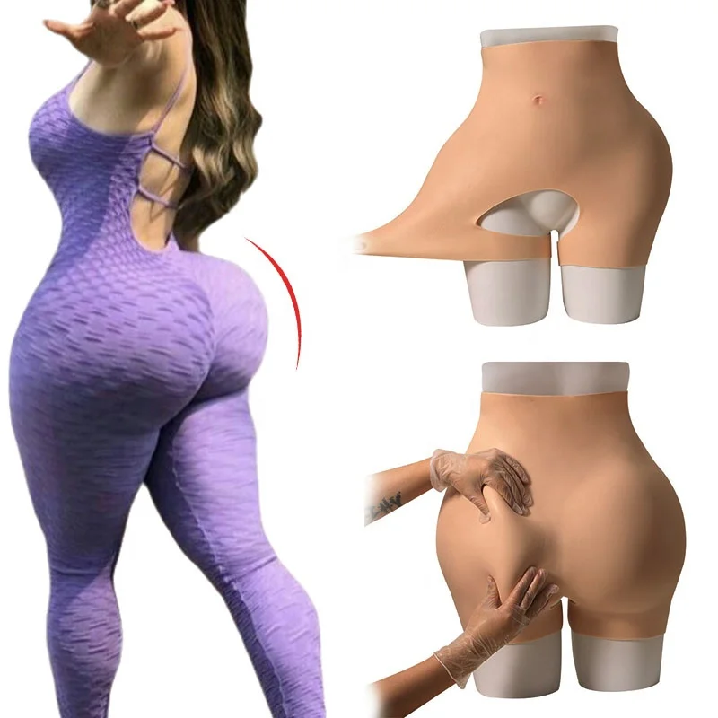 Silicone Hips Big Butt Push up Shapewear 3cm Hips Buttocks Enhancement Fake Bum Butt Lifter Pants and Panties
