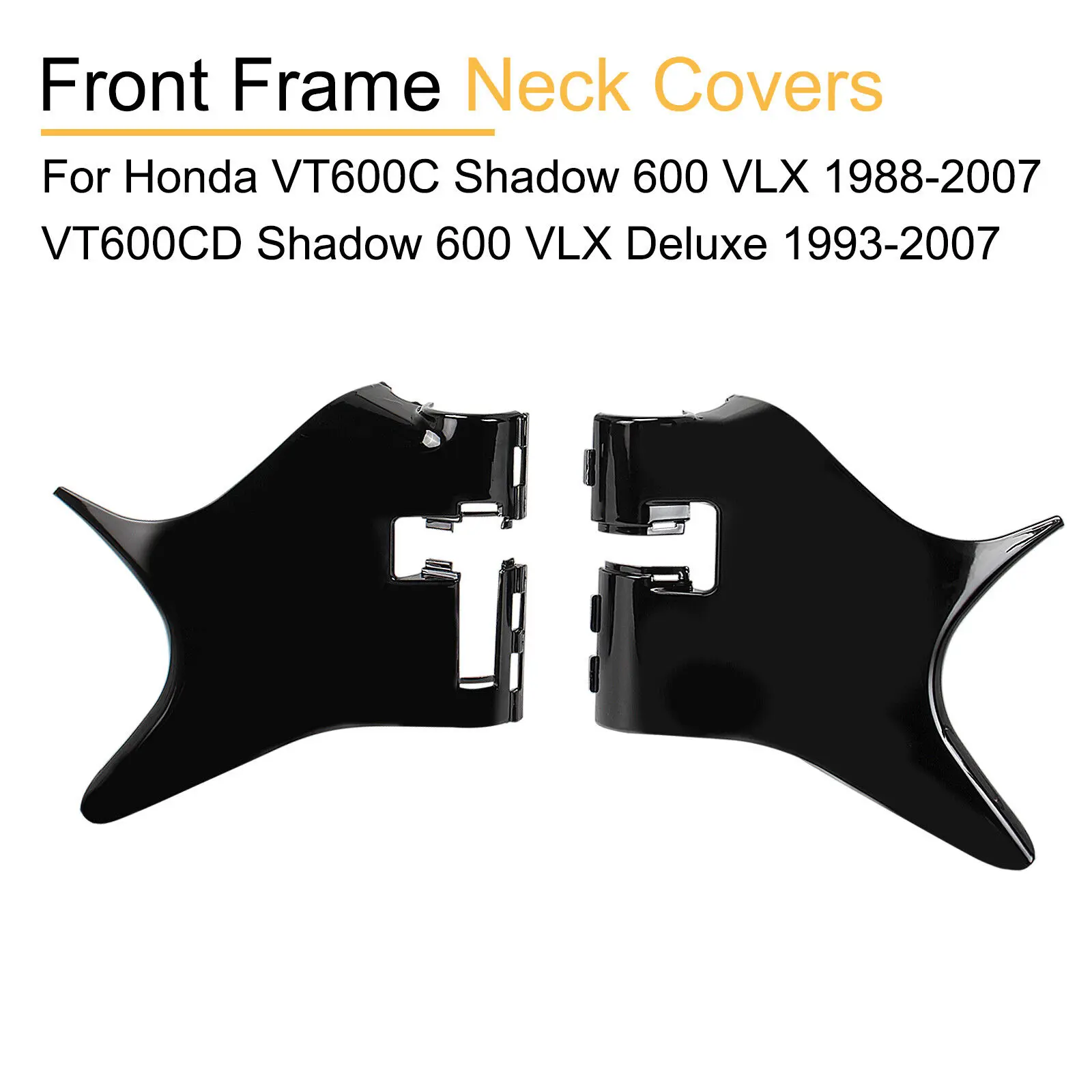 Motorcycle Accessories Front Frame Neck Cover For Honda Shadow VLX600 VT600 STEED 400 1988-2007 VT600CD 1993-2007 ABS Plastic