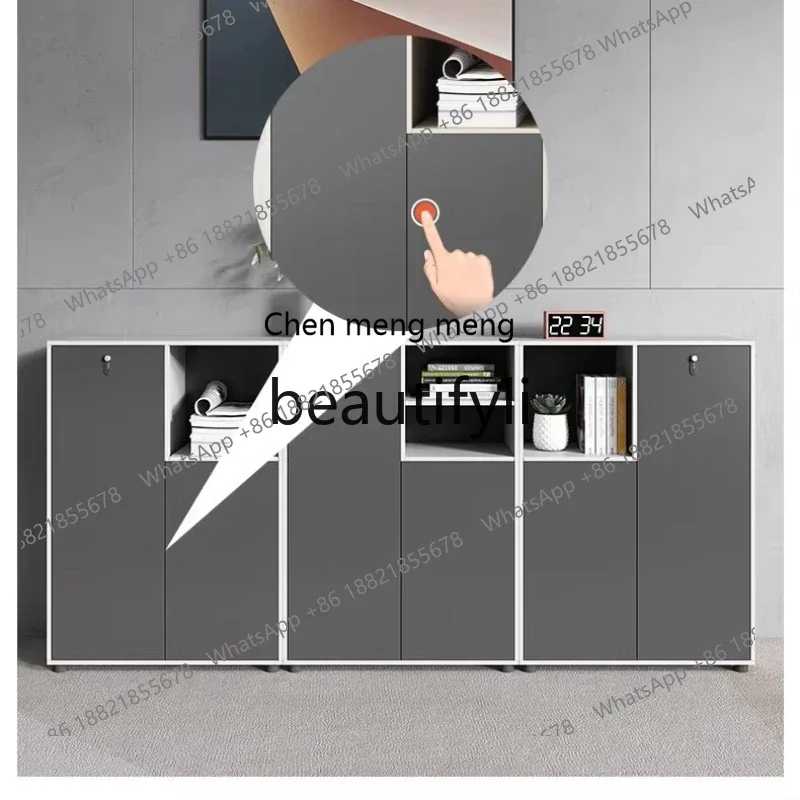 cn8617 ss File Cabinet Office Storage Organizer Tea Cabinet Simple Modern Desk Companion Cabinet