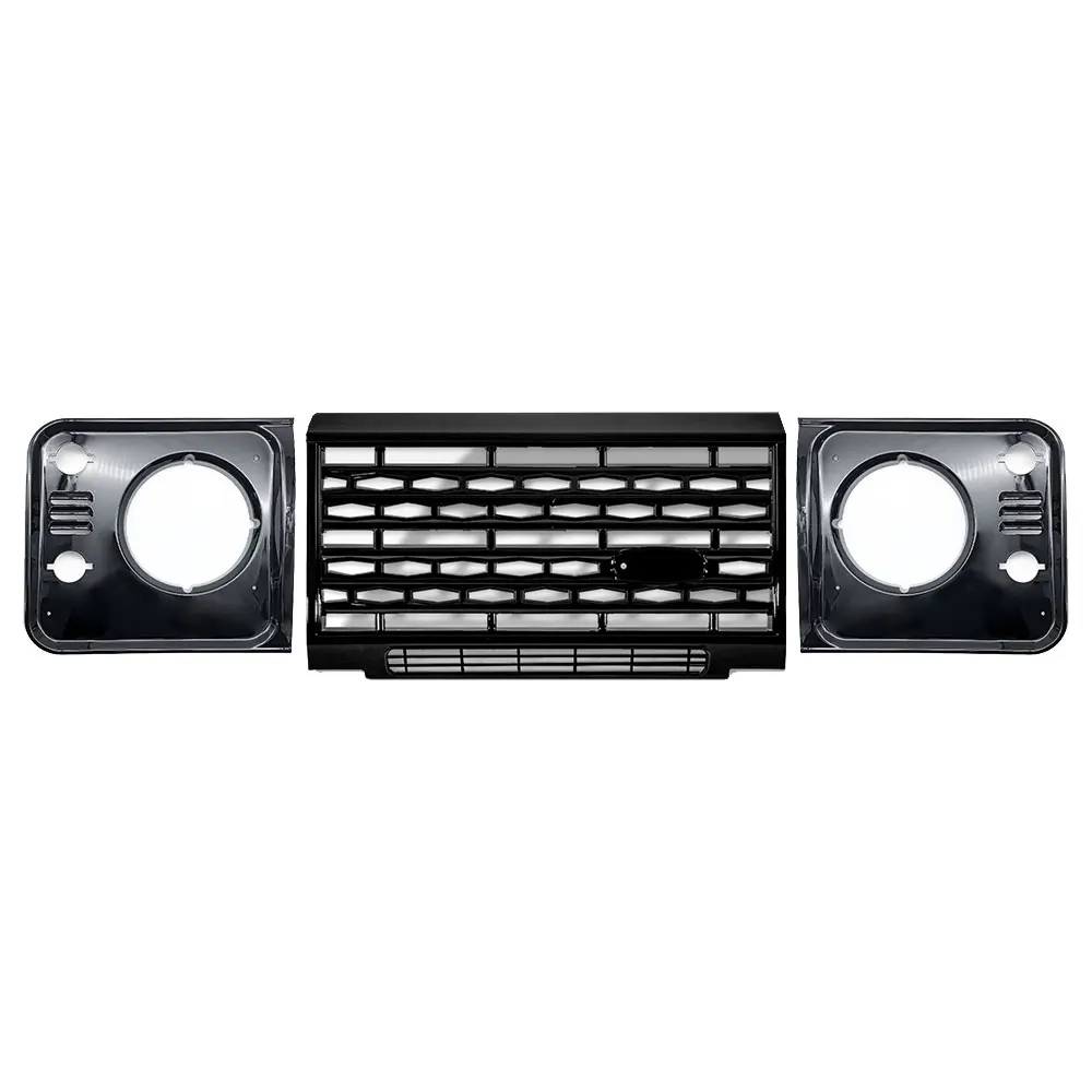 Racing Grills Voor Land Rover Defender 90 110 130 1990-2016 Accessoires Voorbumper Grille Auto-onderdelen Auto styling