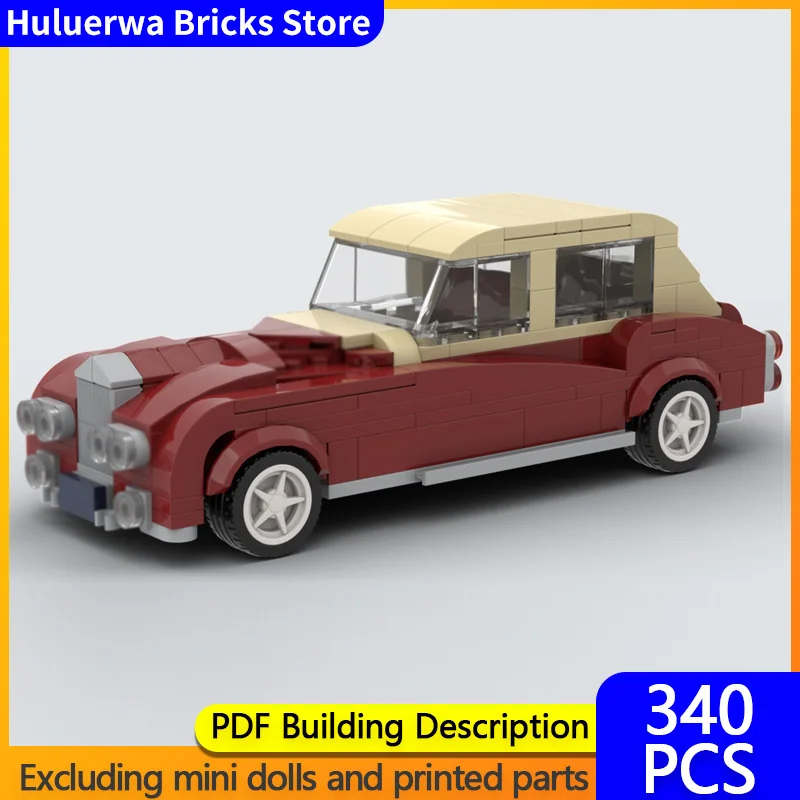 

Speed Hypercar Model MOC Building Bricks Silver Cloud Luxury Car Modular Technology Gifts Holiday Assemble Children Toys Suit