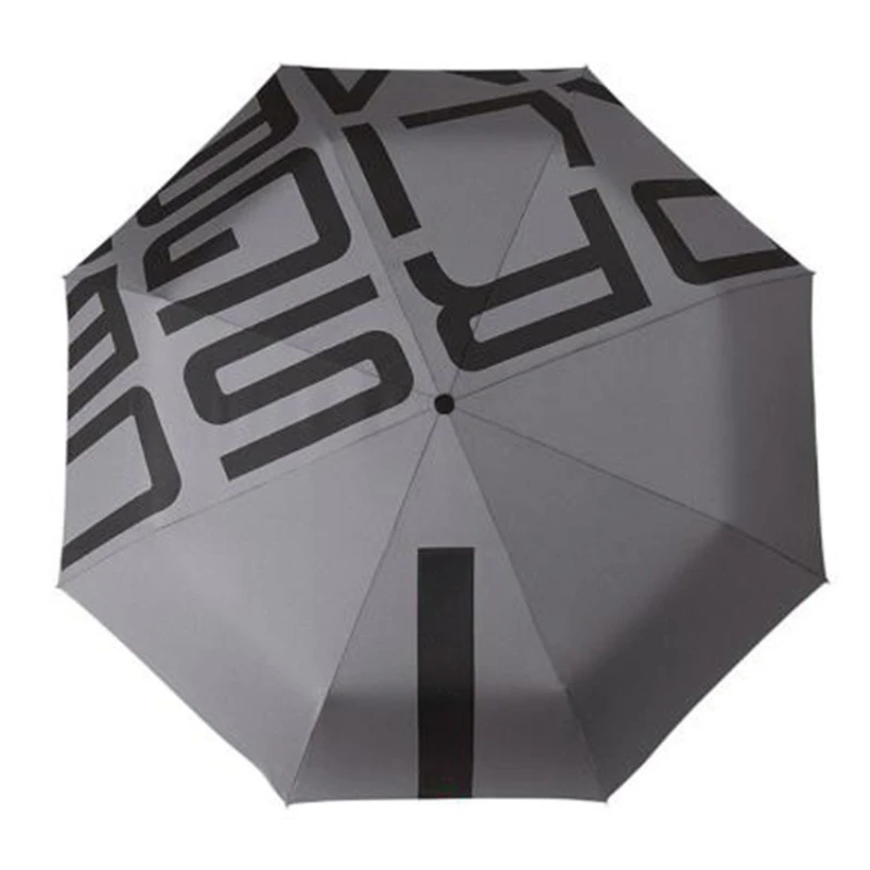 Suitable For Porsche Tri-fold Car Umbrella Gift Advertising Umbrella Printed Logo Short Handle Car Umbrella