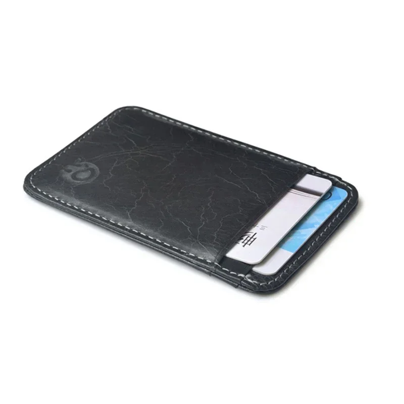 Men\'s Cardholder Wallet	Luxury Designer Genuine Leather Credit Card Holder Portable Small Purses for Women Cards Case