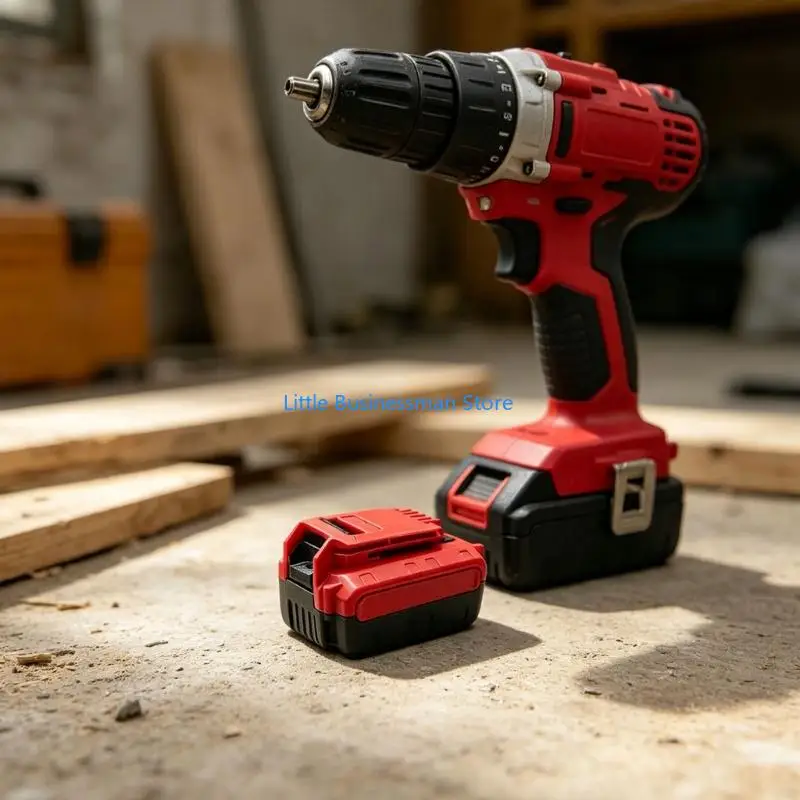 DIY-Akku-Umbaugehäuse für 18V/20V Wireless Tool Power Packs, 10X18650 Zellengehäuse-Kit mit Leiterplatte, Schrauben M76A – Detail 4