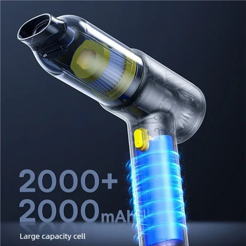 Xiaomi Youpin Car Vacuum Cleaner Wireless Air Dust Blower Gun Powerful Portable Car Cleaning Appliance Cordless Vehicle Cleaner