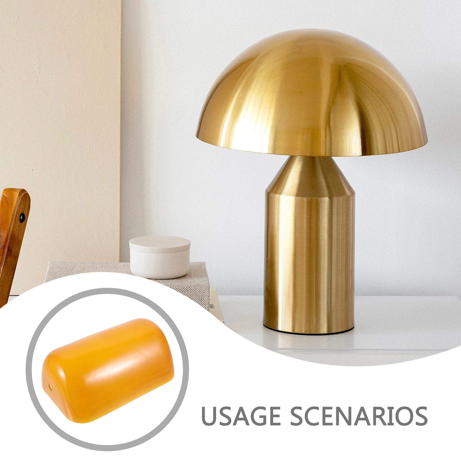 

Декоративные абажуры для настольных ламп, винтажные стеклянные банкетные лампы, сменный абажур, гладкая крышка для общежития, отеля, офисного освещения