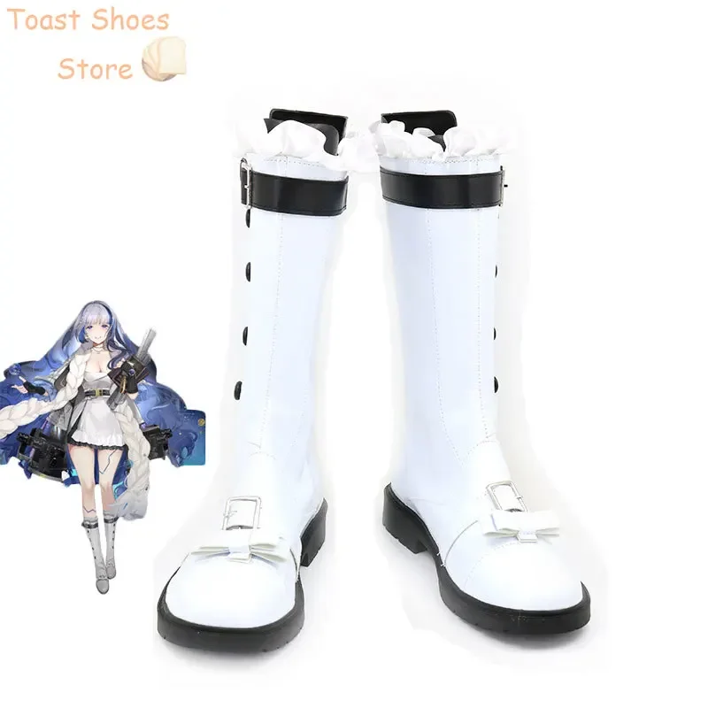 Game Girls Frontline PROJECT NEURAL CLOUD Hubble Cosplay Shoes PU Leather Shoe Halloween Carnival Boots Cosplay Costume Prop