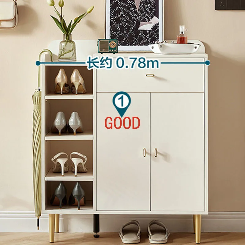 Living Room Cabinets Shoe Rack Wooden Metal Ultra Thin Shoe Organizer And Storage Doorway Arredamento Library FurnitureLTY25XP