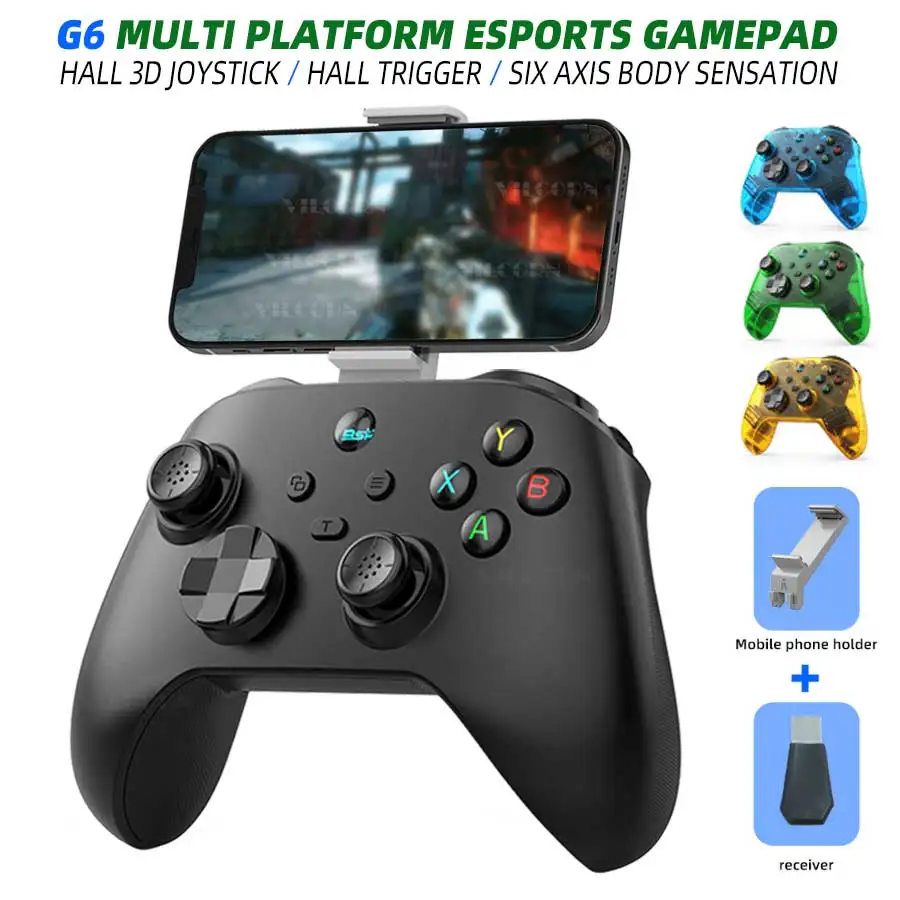 G6 мобильный игровой контроллер для IOS/Android [джойстик с эффектом головки] беспроводной геймпад управления ПК рождественские