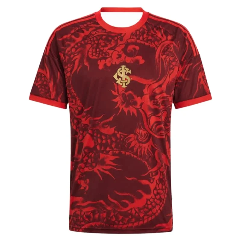 2026 Neue SC International 26-27 Saison Heim- & Auswärtstrikots – Schnelltrocknende, atmungsaktive Kurzarm-Fan-T-Shirts (Familien-Set) – Detail 6