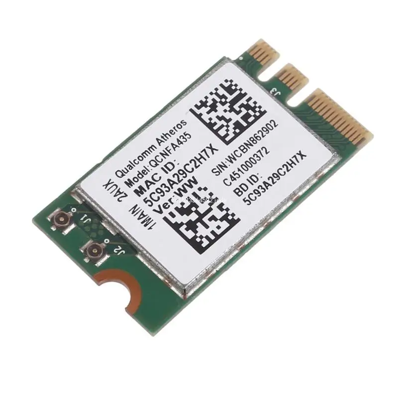 QCNFA435 Bluetooth-compatible 4.1 NGFF Wireless Card NFA435 QCA9377 Chip Wireless Card Networking Adapter Dropship