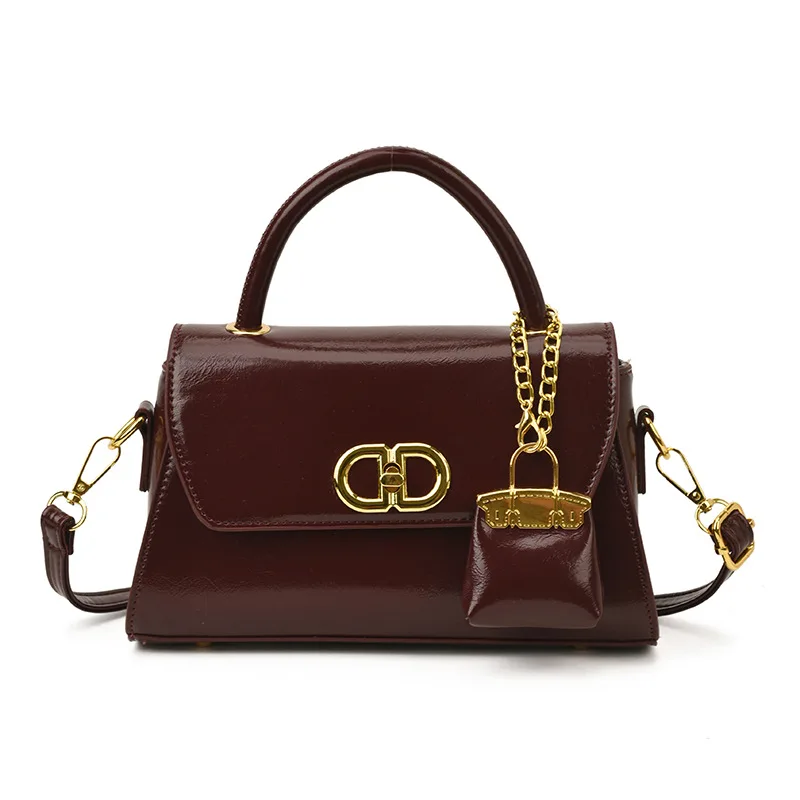 

2025 Fall Winter Small Square Bag for Women Vintage Shoulder Bag with Top Handle, Fashion Crossbody Purse for Daily Use, Elegant