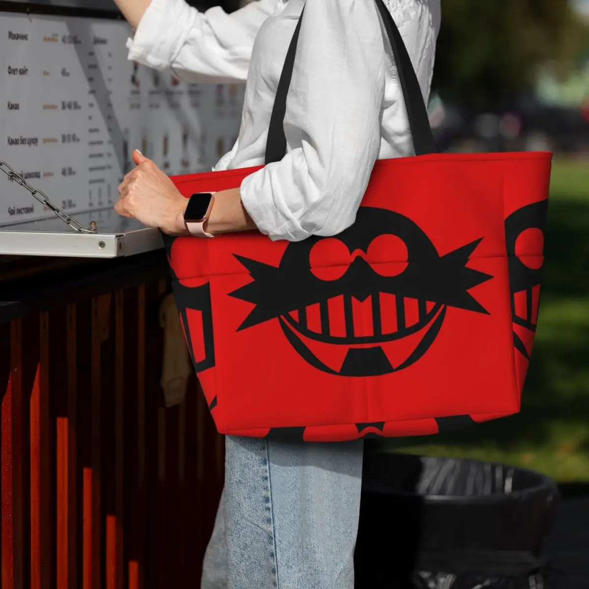 Eggman Logo Beach Tote Bag Sport Gym Yoga Duffle Large Tote Bag Women Travel Bag Fitness bag