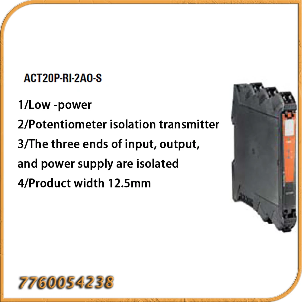 

7760054238 ACT20P-RI-2AO-S NEW "One in/Two out" Potentiometer Isolation Signal Transmitter Fast Ship Works Perfectly