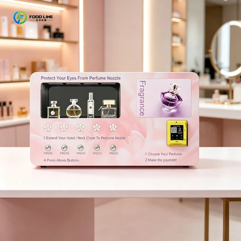 Automated Perfume Sprayer Vending Machine with Credit Card Payment DIY Refillable Fragrance Vending Machine FL Customized