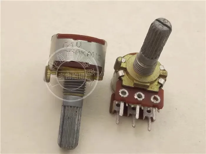 16 type dual potentiometer A250K with 41 point stepper handle length 20MM flower