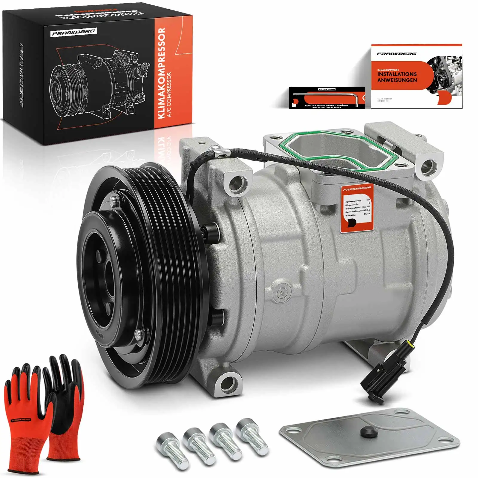 Frankberg 1x klimaatcompressor voor Jeep Grand Cherokee I ZG ZJ 4.0L 1991-1999 55035782 55066151