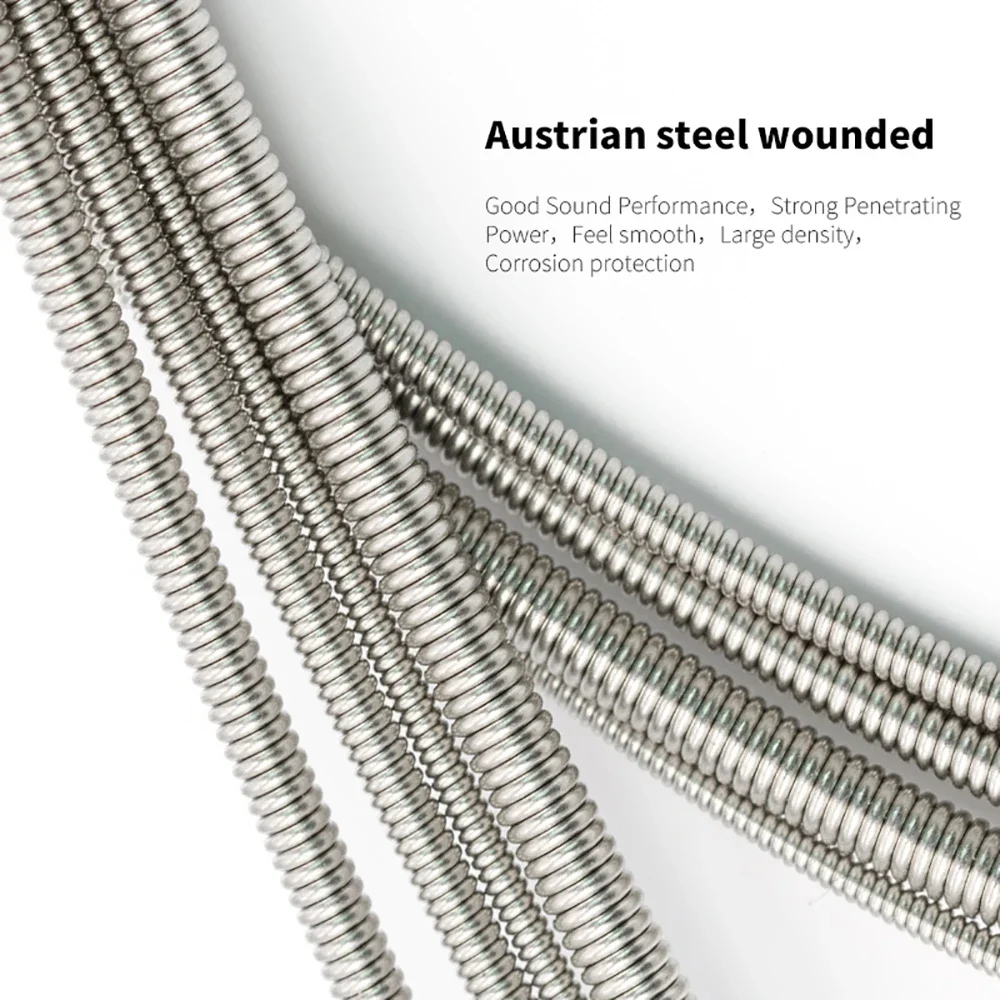 Orphee VX سلسلة سلاسل باس الكهربائية Austenitic سبائك الصلب لف سلاسل الغيتار أجزاء الغيتار سلسلة أداة الملحقات