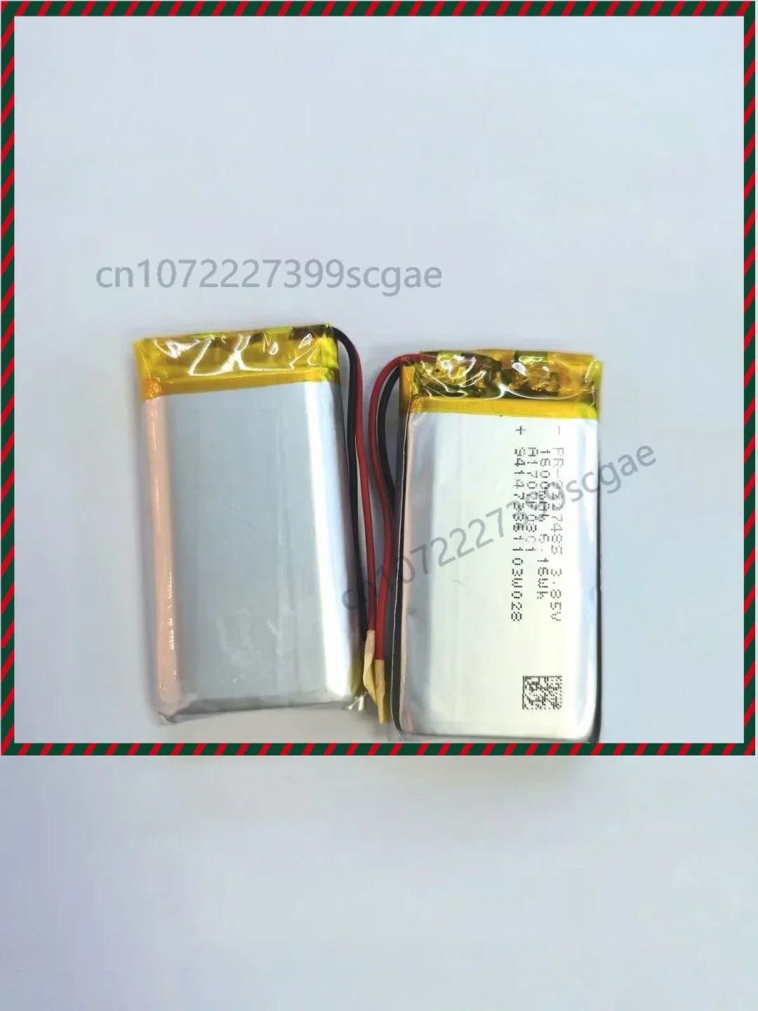Rechargeable 922748 Polymer Lithium Battery 3.8V 1600mAh for Smart Thermos Cup & Medical Equipment
