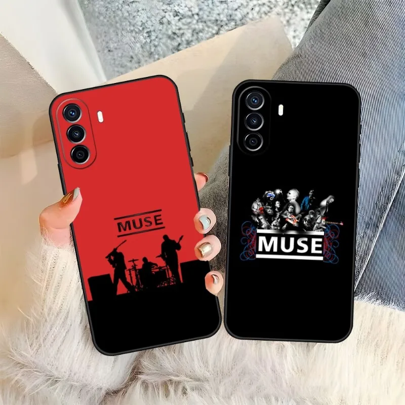 Muse Band Lyrics Music Songs Phone Case For Huawei Mate 30 9 10 20 40 S 20X 5G 40E Plus Pro Nova 7i 7 Pro SE Pro 2023 Back Cover